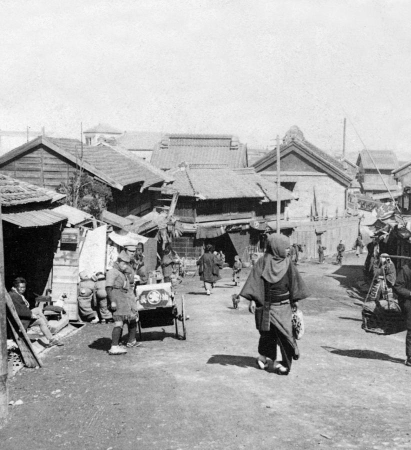 Tokyo Japan - c 1896 - Ginza Street Photograph by International  Images