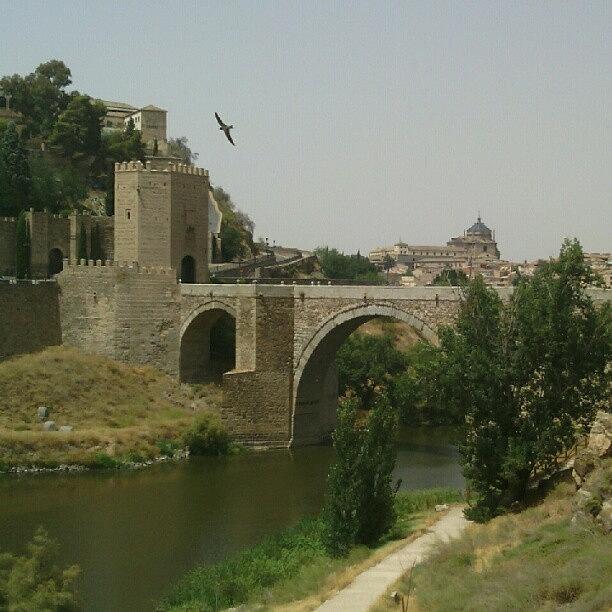 Toledo Photograph - Toledo. Puente De Alcántara by Javier Moreno 