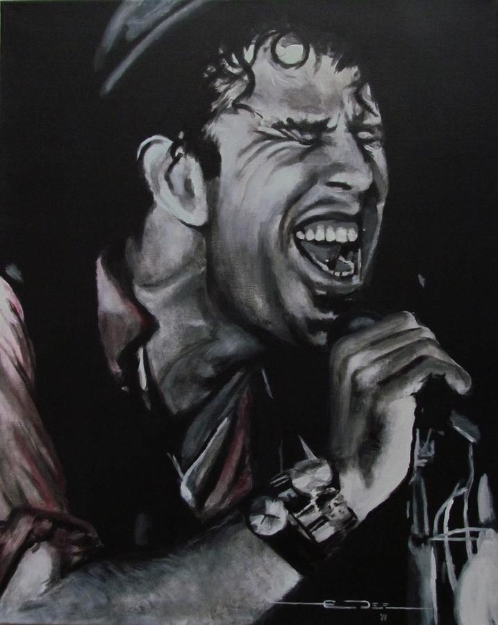 Tom Waits - Shore Leave - Charlene Painting by Eric Dee