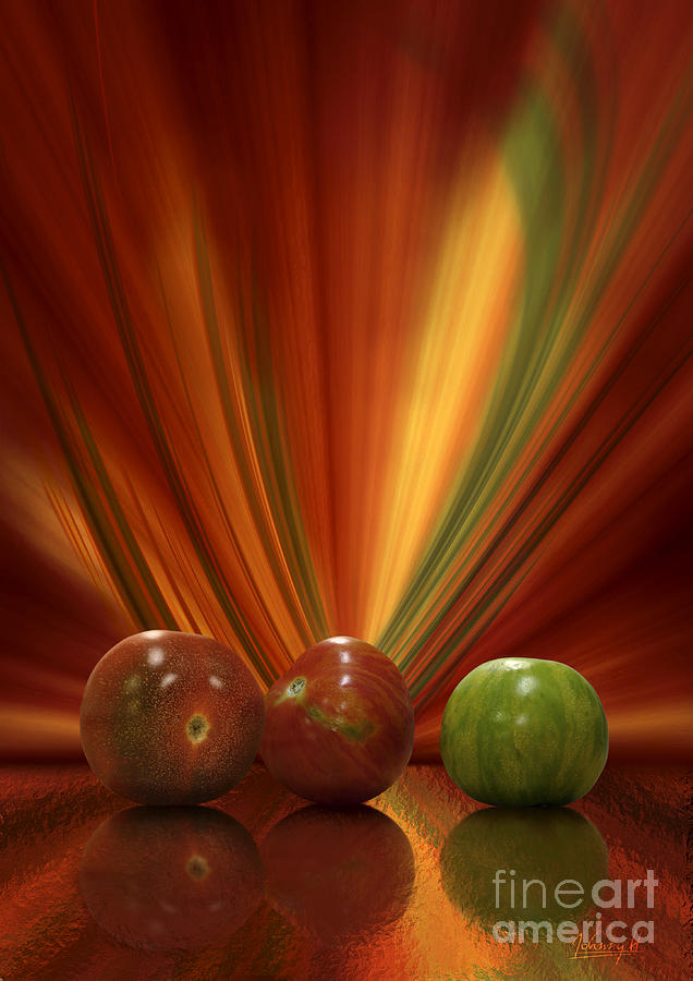 Tomatoes Digital Art by Johnny Hildingsson