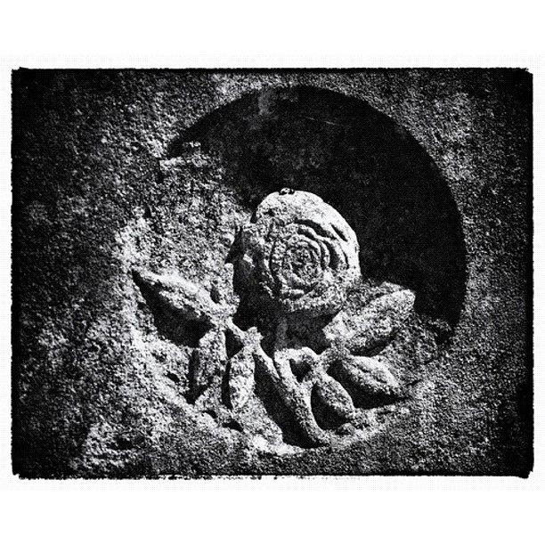 Blackandwhite Photograph - Tombstone Detail by Dave Edens