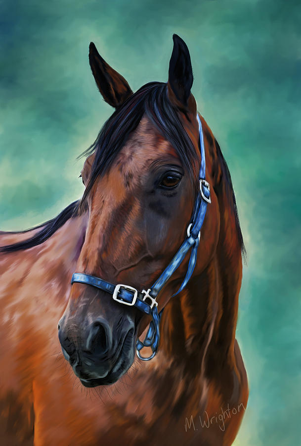 Tommy - Horse Painting Painting by Michelle Wrighton