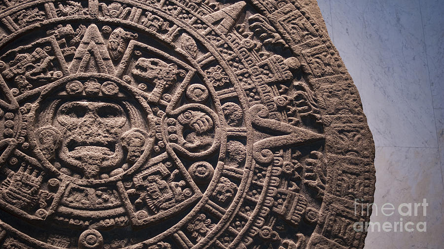 Aztec Photograph - Tonatiuh by L E Jimenez