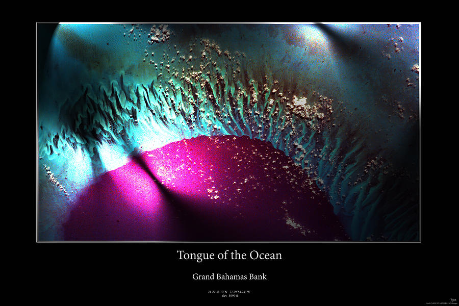 Abstract Photograph - Tongue of the Ocean by Adelaide Images
