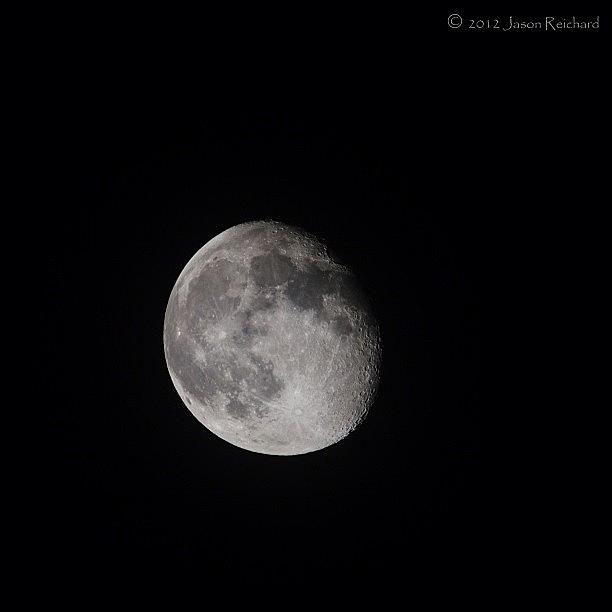 Nature Photograph - Tonights #moon - Goodnight Igland!!! by Jason Reichard