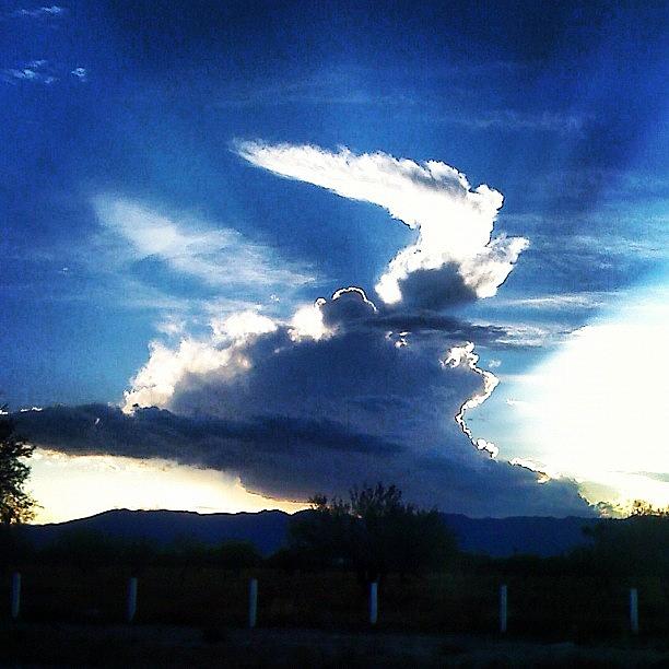 Clouds Photograph - Tonos Azules En El Cielo... #clouds #slp by Cedrick Jonathan  Acevedo Mata