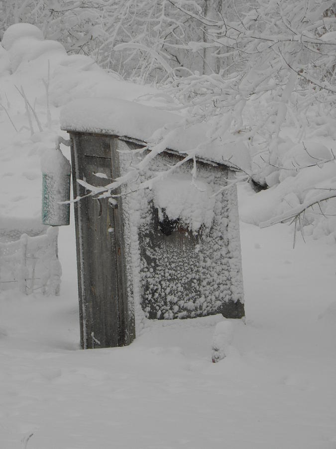 Too Cold For The Outhouse Photograph by Kim Galluzzo Wozniak