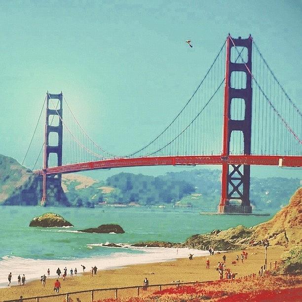 Golden Gate Bridge Photograph - Took This This Past Summer by Karen Winokan