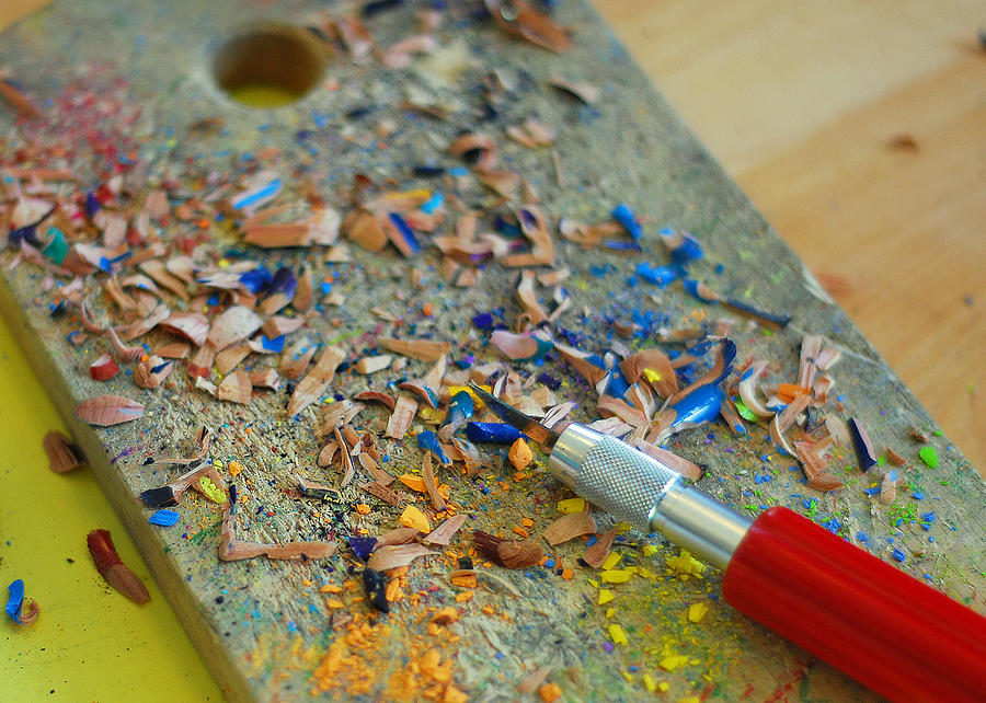 Crayon Photograph - Tools of the Trade by Lisa Phillips