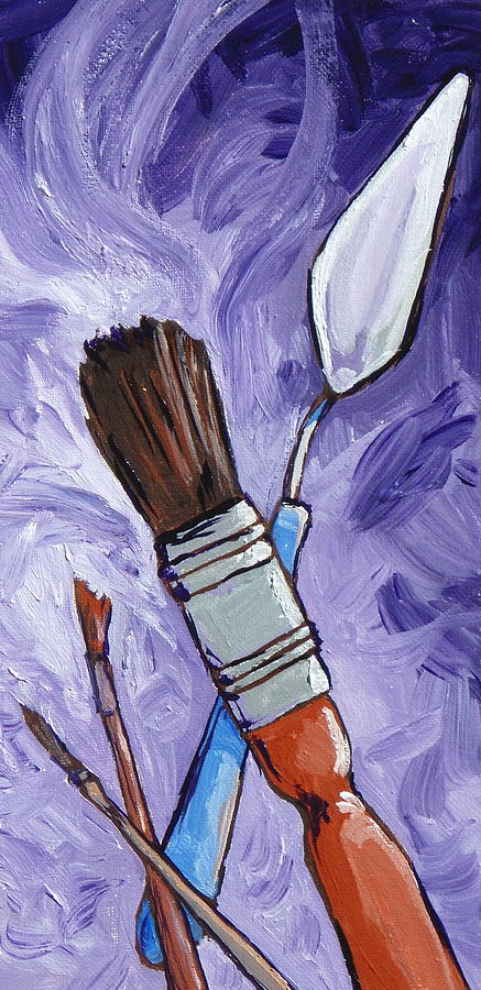 Tools of the Trade Painting by Sandy Tracey
