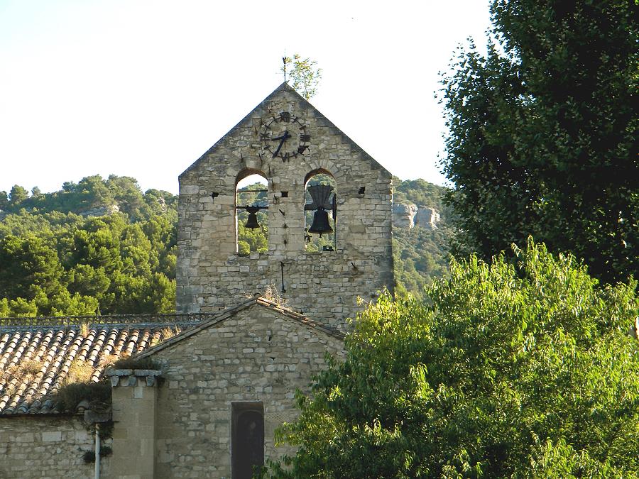 Top of a church in Provence Photograph by Manuela Constantin