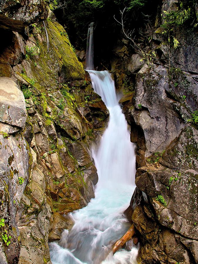 Waterfall Photograph - Top of Christine Falls by Joseph Urbaszewski