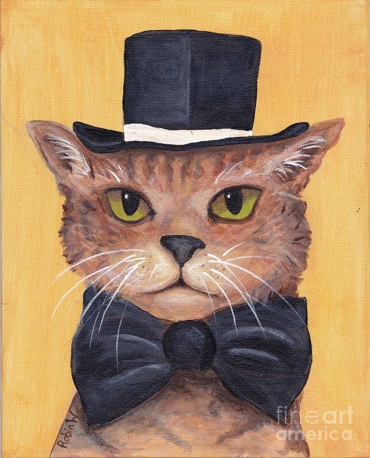 Tophat and Tail Painting by Robin Wiesneth