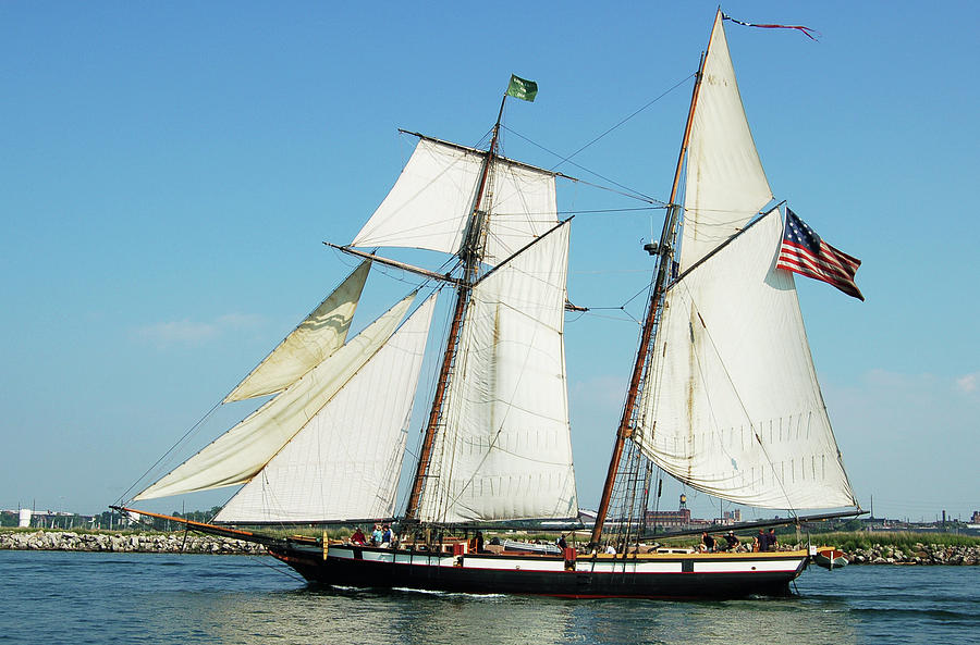 Topsail Schooner by Greg Arnold