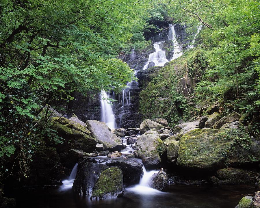 Torc Waterfall, Killarney, Co Kerry Photograph by The Irish Image Collection 