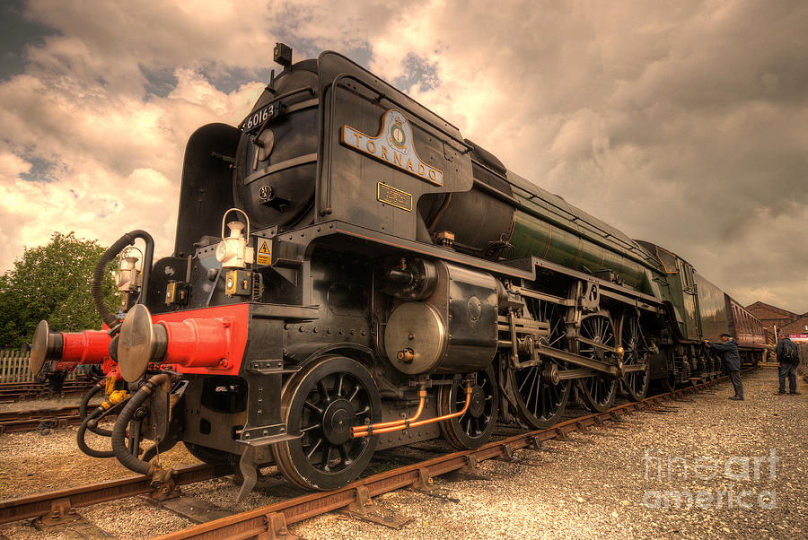 Train Photograph - Tornado at York  by Rob Hawkins