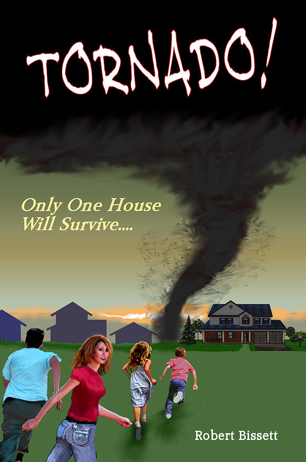 Tornado Cover Digital Art by Robert Bissett