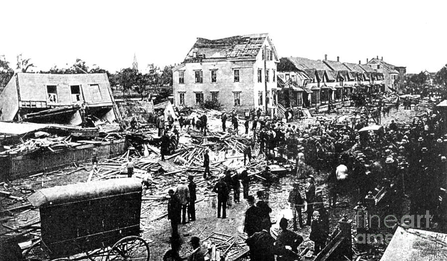 Tornado Damage, 1890 Photograph by Science Source | Fine Art America