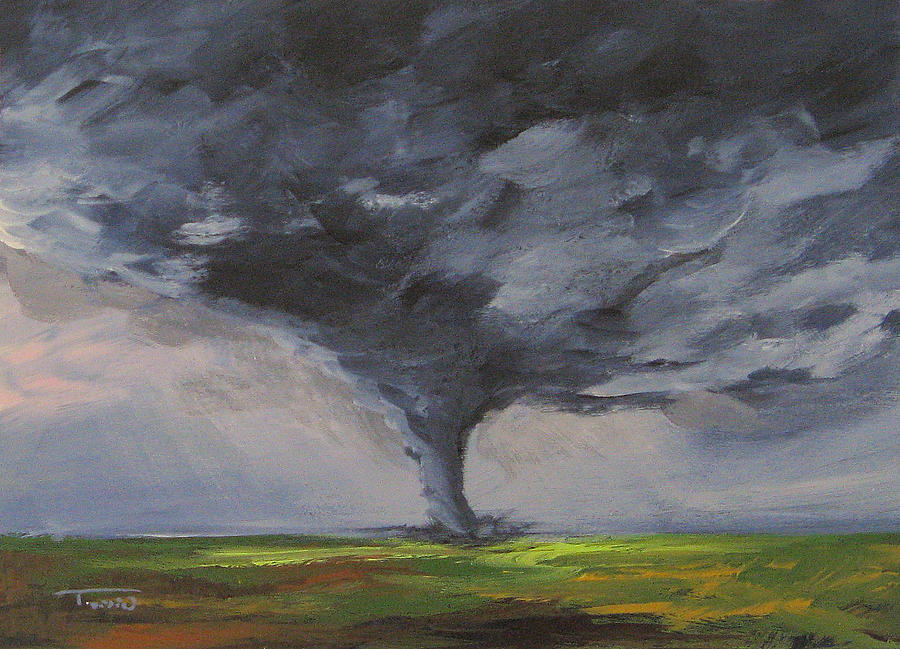 Tornado VIII Painting by Torrie Smiley