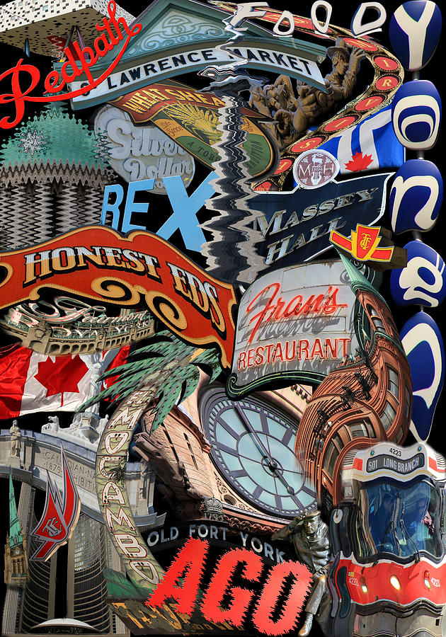 Toronto Pop Art Montage Photograph by Andrew Fare