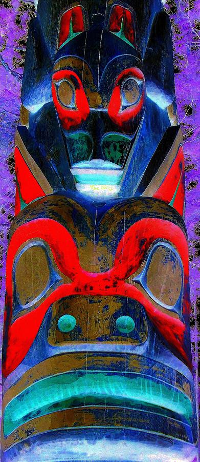 Totem Digital Art - Totem 11 by Randall Weidner
