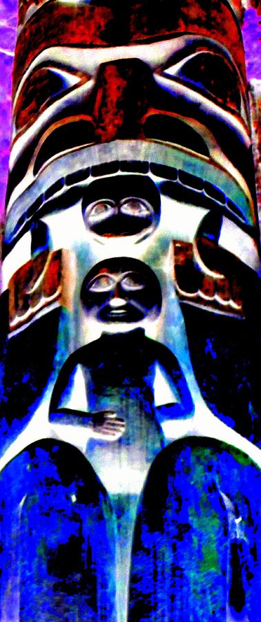 Totem Digital Art - Totem 23 by Randall Weidner