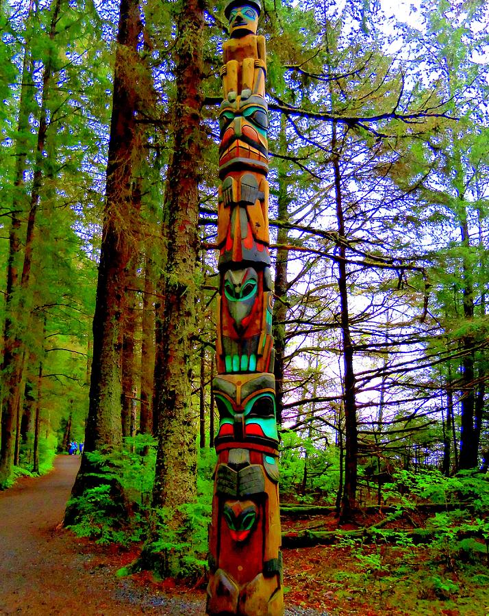 Totem Park Photograph by Randall Weidner