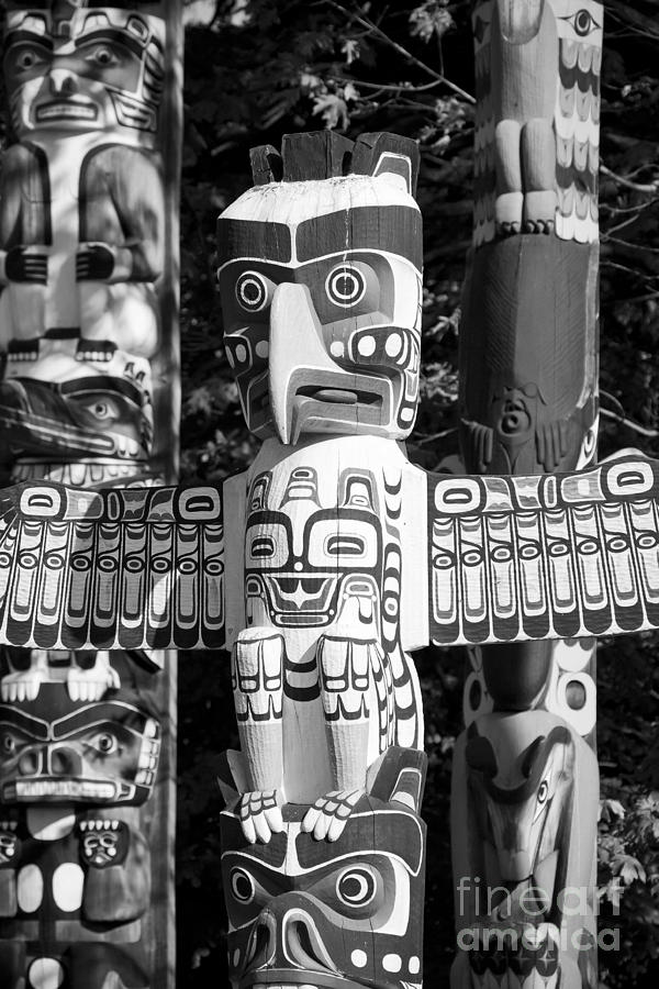 Black And White Photograph - Totems by Chris Dutton
