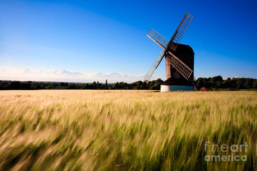 Touch By Wind ''Pitstone Windmill'' Photograph by Radoslav Toth - Fine ...