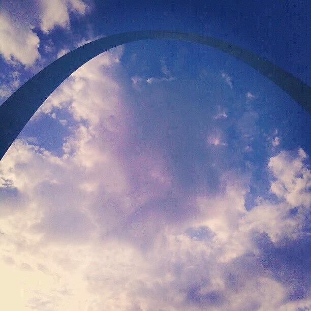 St. Louis Photograph - Touching the Clouds by Anna Beasley