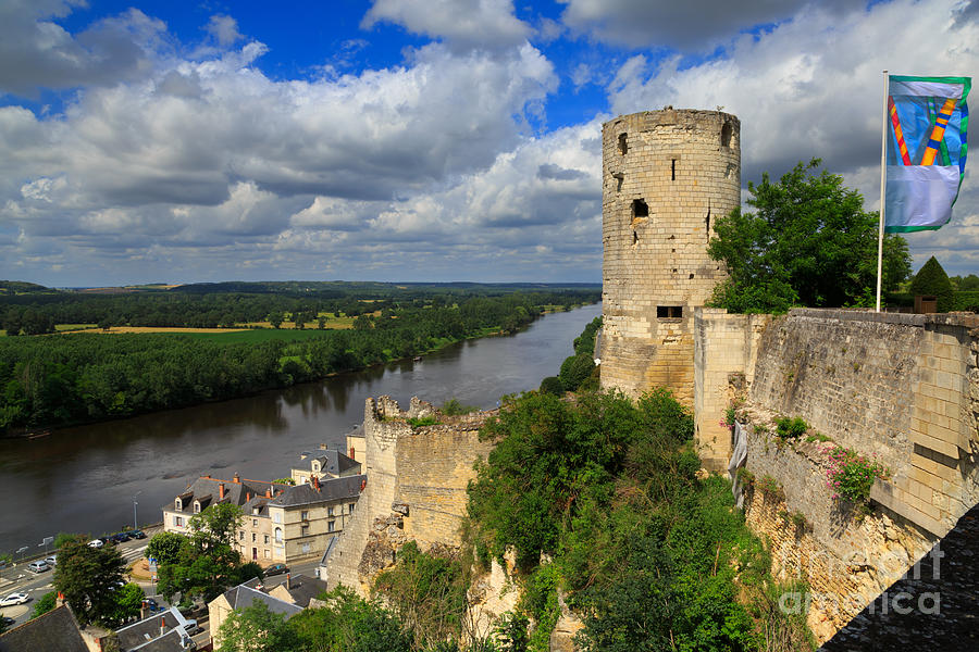 Tour du Moulin and the Loire River Photograph by Louise Heusinkveld