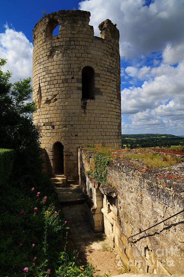 Tour du Moulin at Chateau Chinon Photograph by Louise Heusinkveld