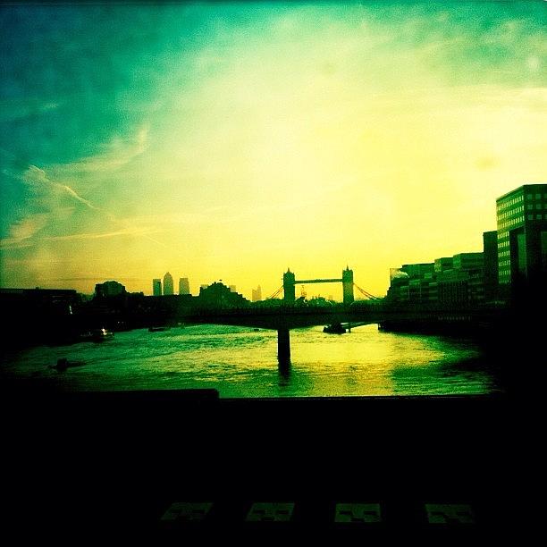 London Photograph - Tower Bridge At Sunrise by Samuel Gunnell