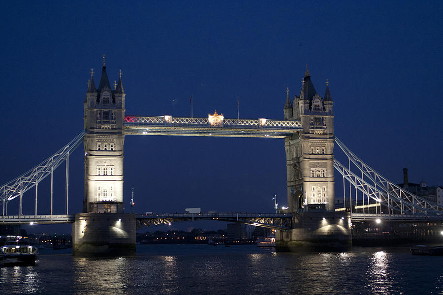 London Photograph - Tower Bridge by Krisztina Fazekas-Kielbassa