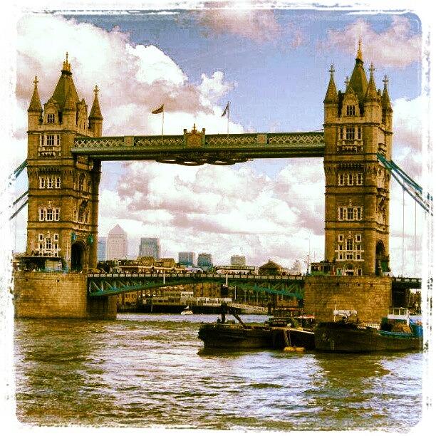 London Photograph - Tower Bridge London by Lottie H