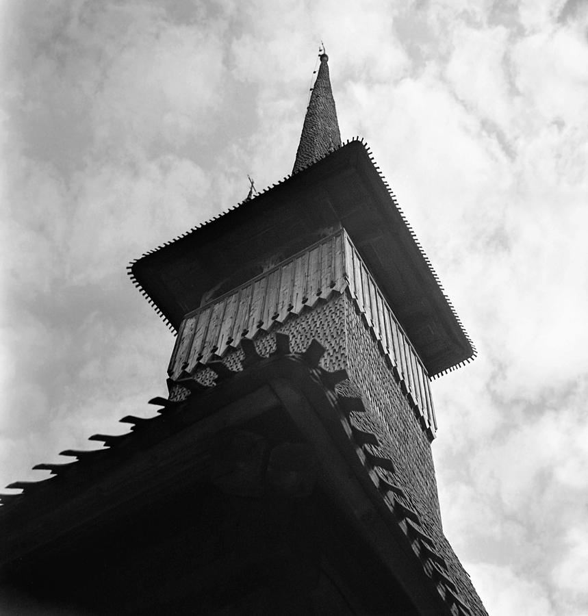 Tower of a wooden church in Maramures Romania Photograph by Emanuel Tanjala