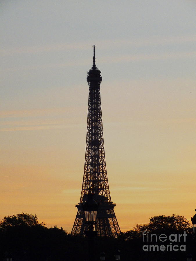 Tower of Eiffel Photograph by Karen Lewis