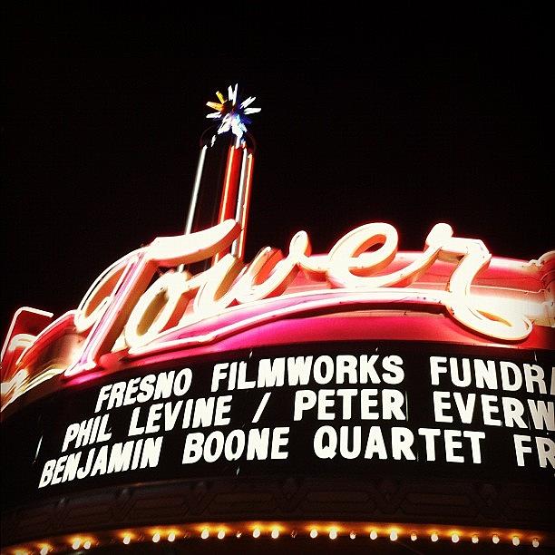 Fresno Photograph - #towerdistrict #fresno #cali #neon by Allison Faulkner