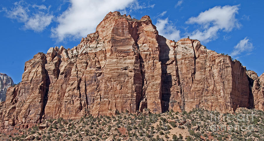 Towering Cliffs Photograph by Bob and Nancy Kendrick