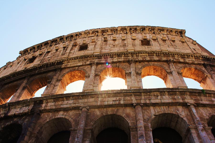 Towering Roman Colosseum Photograph By Robert Connolly - Fine Art America