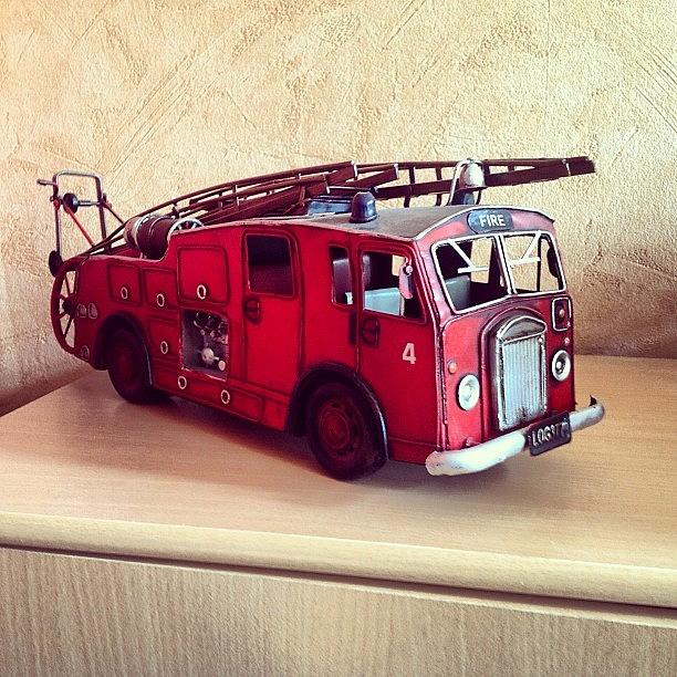 Toy Photograph - Toy Fireengine #fire #feuer #feuerwehr by Schauls Laurent