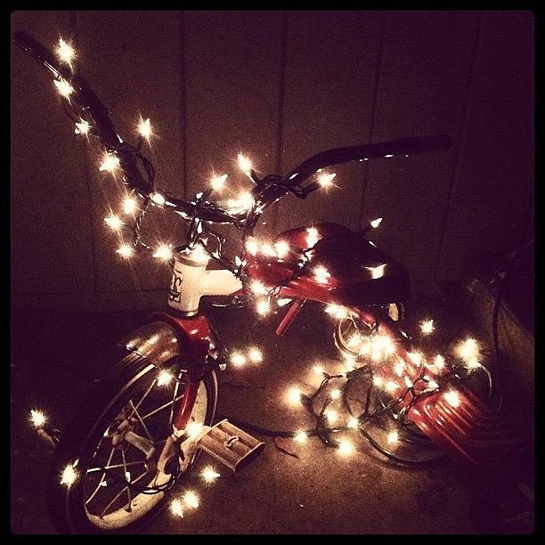 Christmas Photograph - Toy Trike by Brooke Good