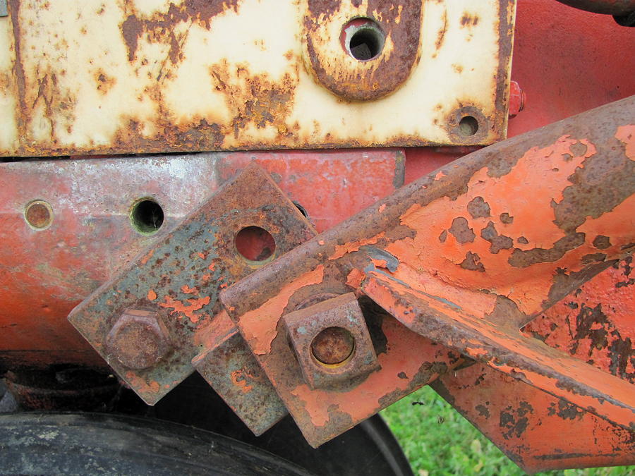 Tractor Close Up 6 Photograph by Anita Burgermeister