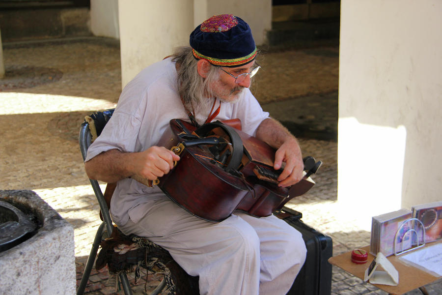 Traditional Jewish Performer Photograph by Mariola Bitner