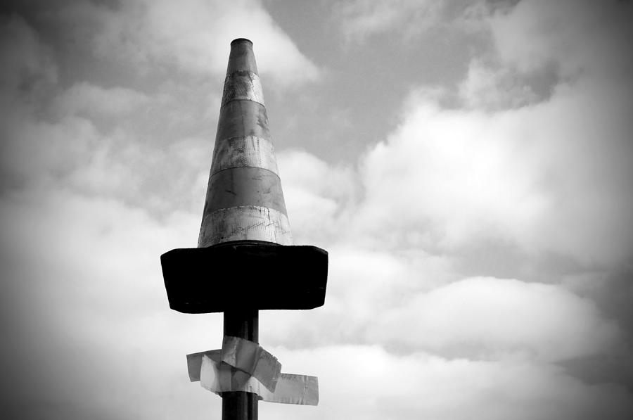 Traffic cone Photograph by Fabrizio Troiani