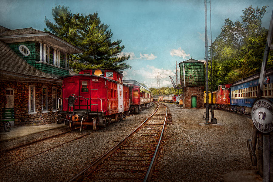 Train - Caboose - Tickets Please Photograph by Mike Savad