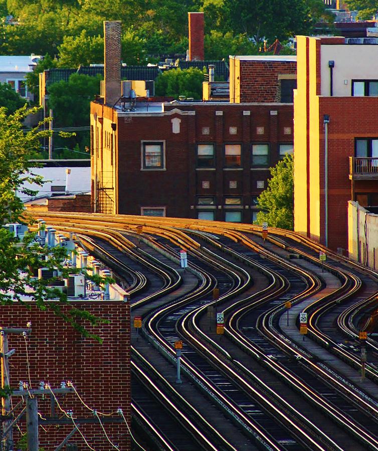 Architecture Photograph - Train Tracks by Bruce Bley
