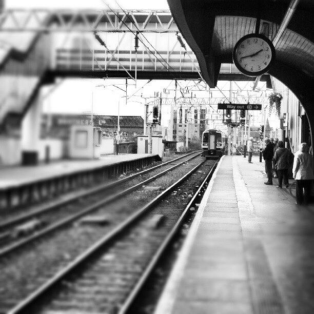 Watch Still Life Photograph - #train #trainstation #station by Abdelrahman Alawwad