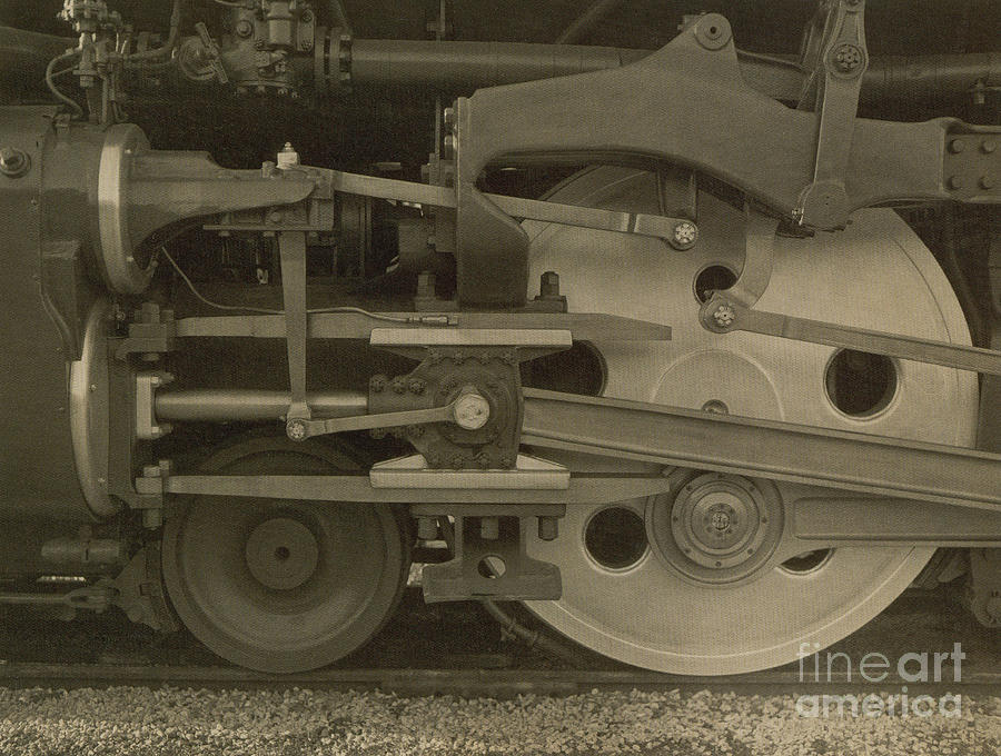 Train Wheels Photograph by Photo Researchers