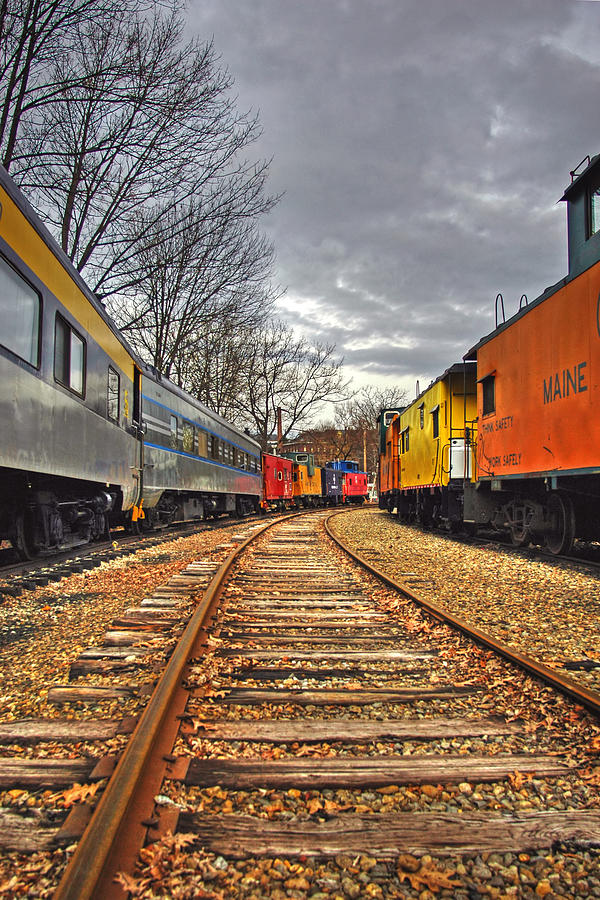 Trains 2 Photograph by Joann Vitali